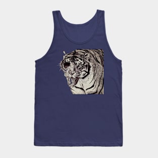 Decaying Tiger Tank Top